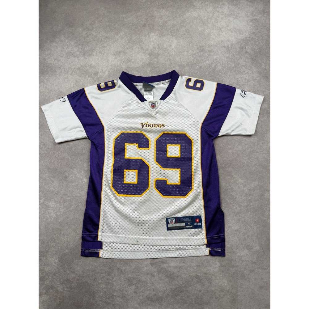 Reebok on Field Minnesota Vikings Jared Allen #69 Jersey Youth S/8  White NFL